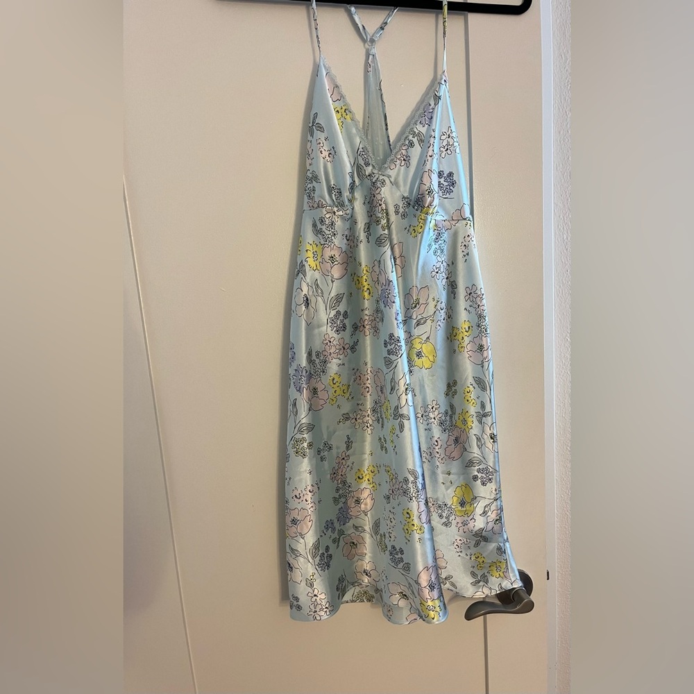 Slip dress, floral pattern